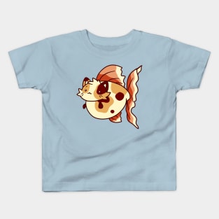 Chubby Goldfish Kitty Kids T-Shirt